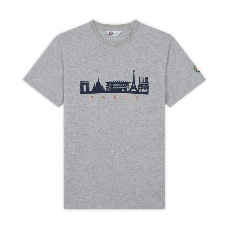 T-shirt Skyline homme Roland-Garros - Gris