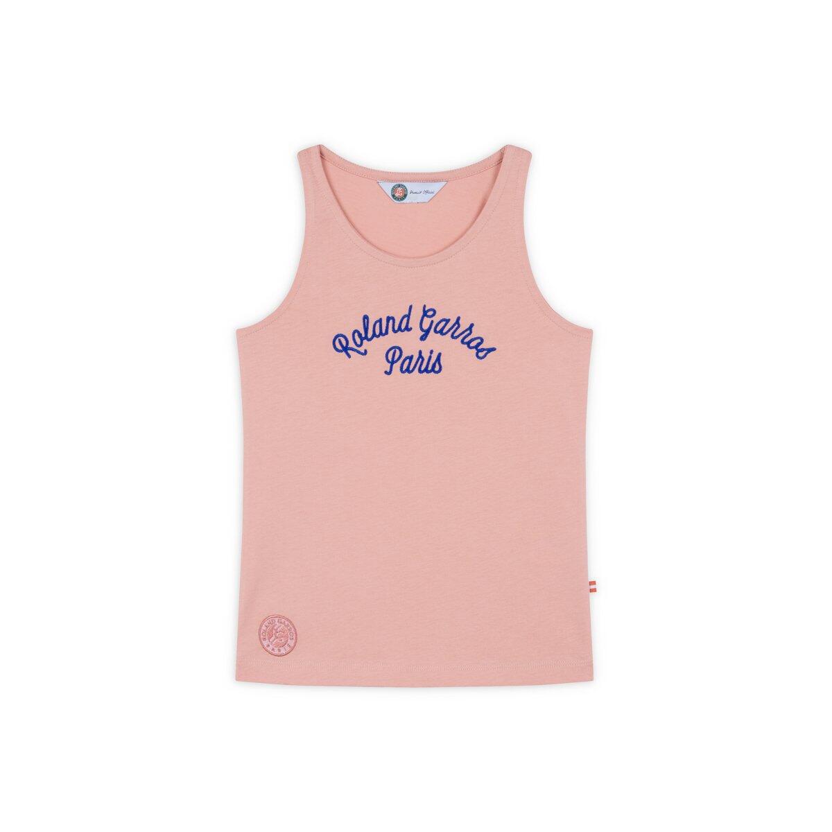 Roland Garros - Débardeur Fille Stripes - Rose - T-shirt Sans Manche - Rose - 4-5 Ans - Decathlon