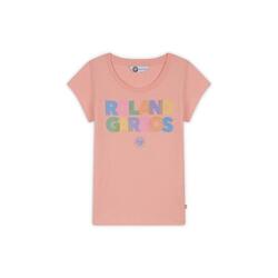 T-shirt Signature fille - Rose