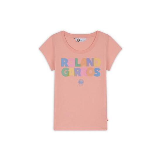 T-shirt Signature fille - Rose