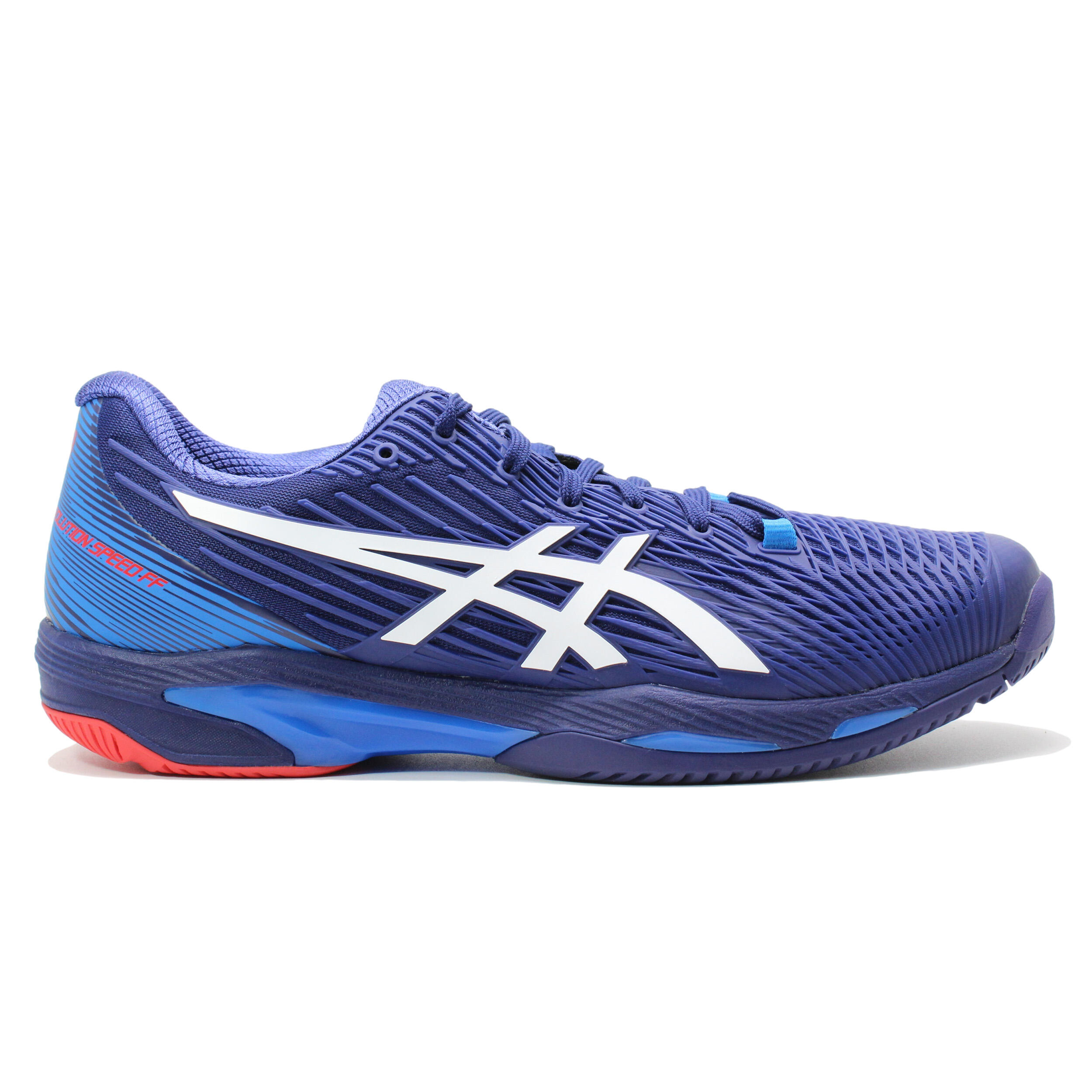 ASICS White And Blue Asics Solution Speed Ff 2 1041a182 401
