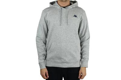 Kappa vend hooded, mannen, fitness, sweatshirts, grijs