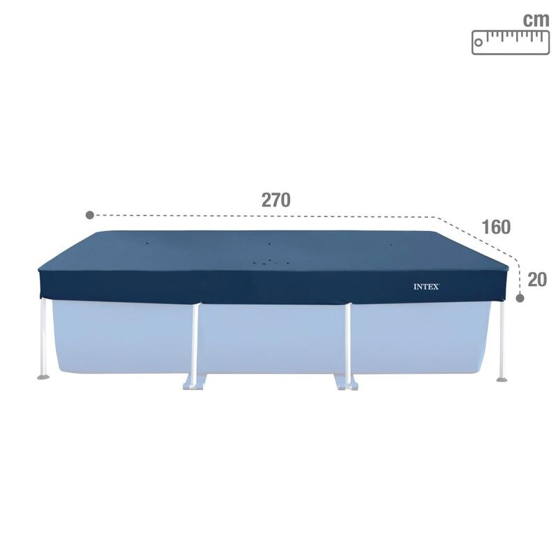 Zwembad afdekzeil 260x160 cm