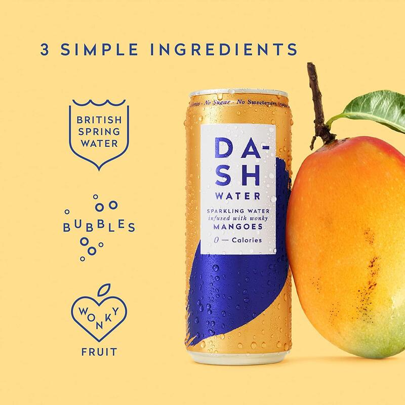 0 Calories Sparkling Water (330ml x 12cans) - Mango