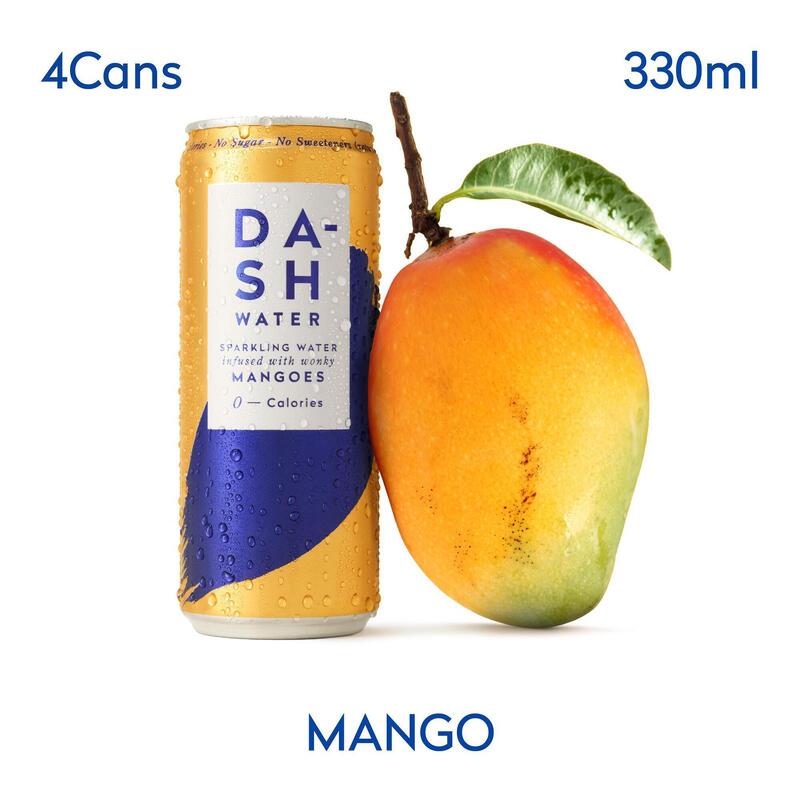 零卡路里天然水果有氣泉水 (330ml x 4罐) - 芒果味