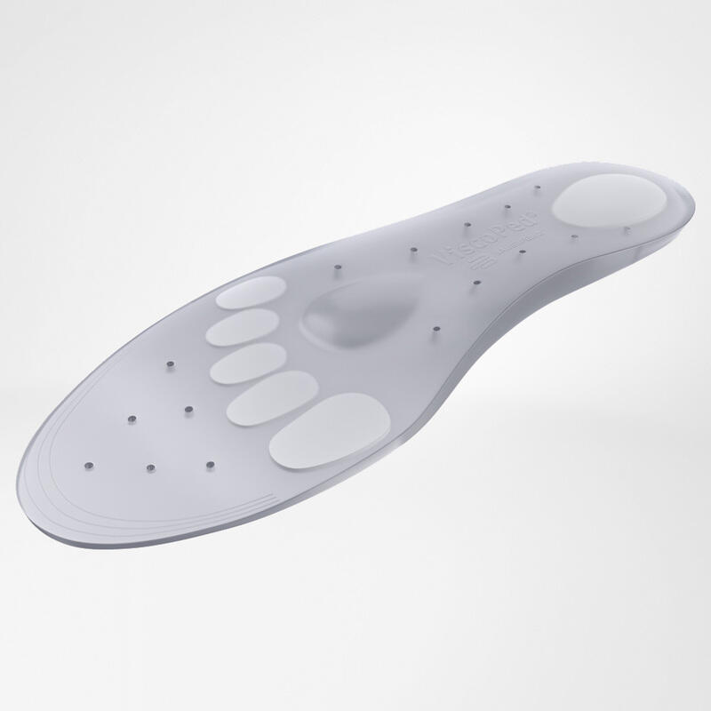 ViscoPed Adult Running Insoles - Grey