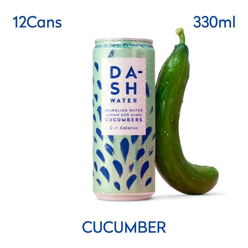 0 Calories Sparkling Water (330ml x 12cans) - Cucumber