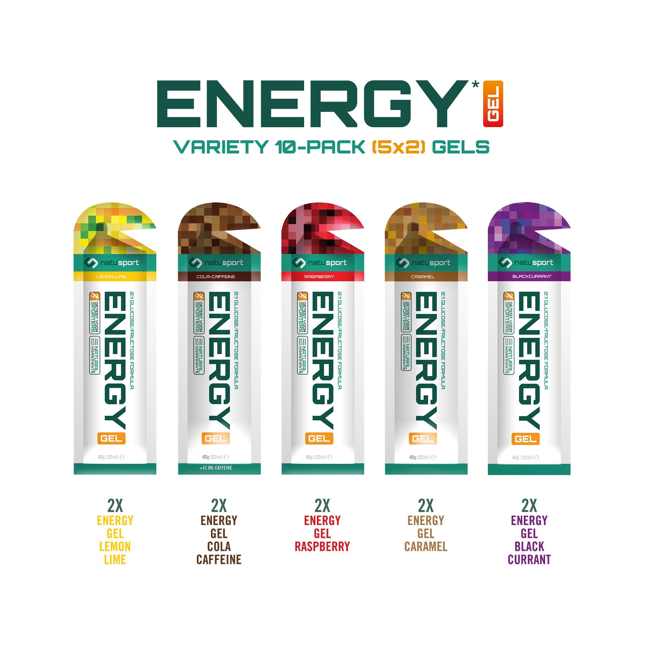 Natusport Variety Pack Gels - Combinatieverpakking gels (10 stuks) 2/3