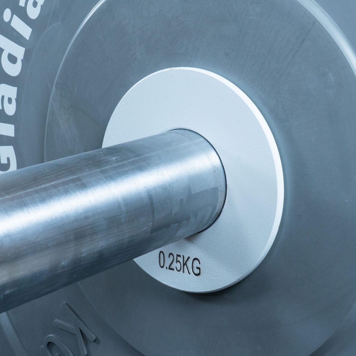 Disco frazionario aggiuntivo da 0,25 kg in metallo Ø 51 mm GladiatorFit 4/5