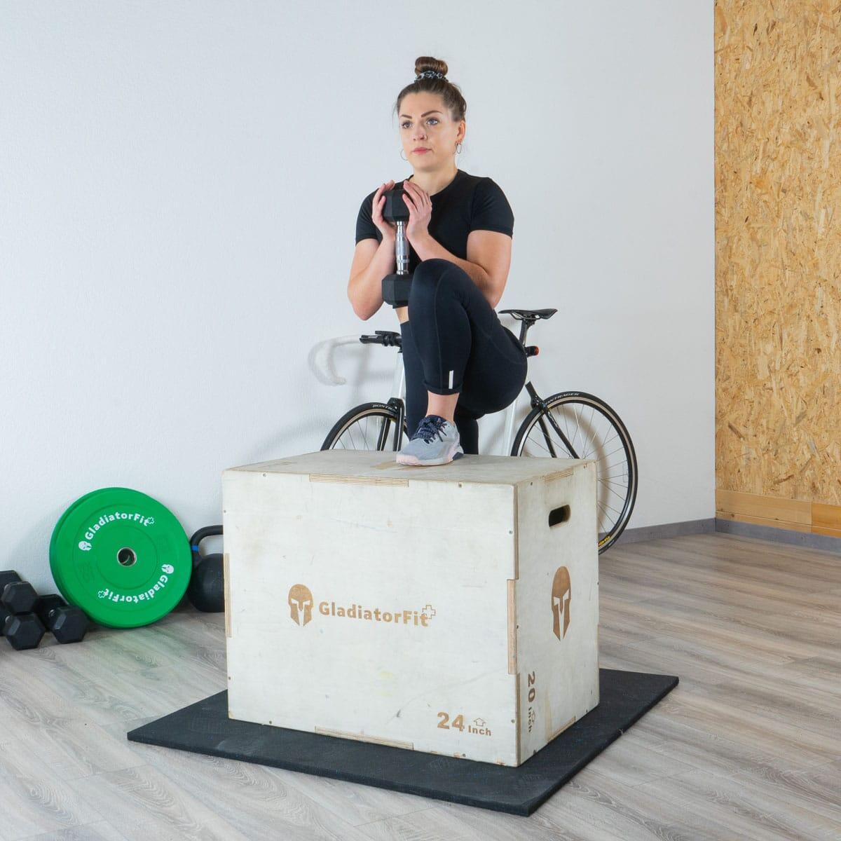GladiatorFit 3-in-1 Wooden Jumping Plyobox 3/5