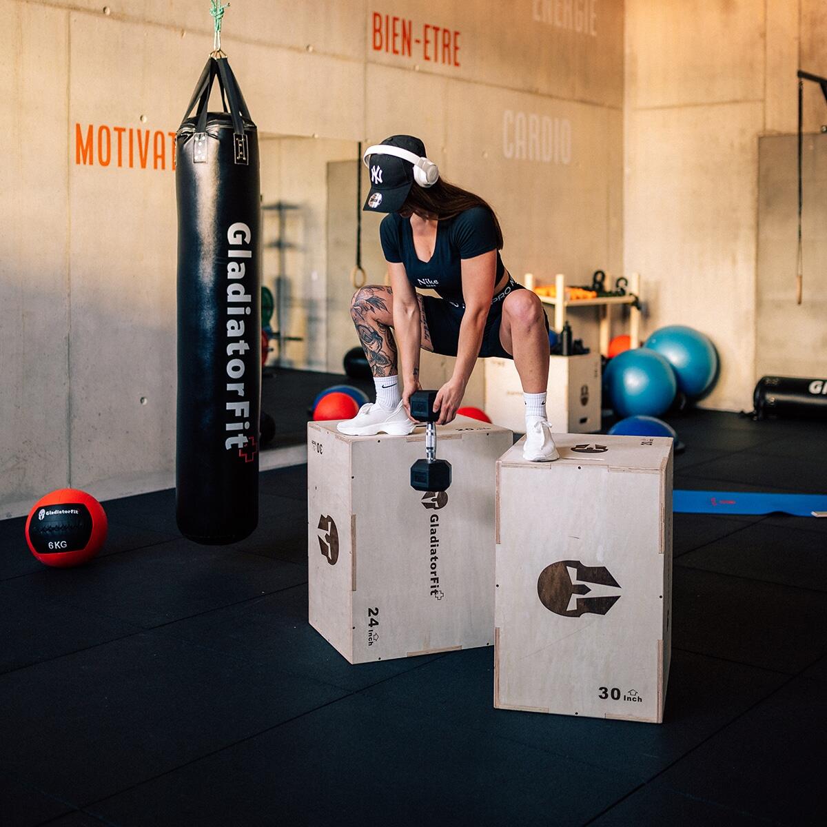 GladiatorFit 3-in-1 Wooden Jumping Plyobox 5/5