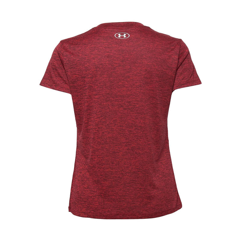 Camiseta de Manga Corta Mujer Under Armour Rojo Oscuro