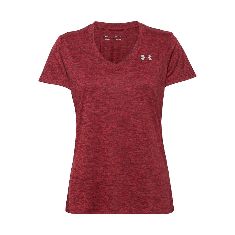 Camiseta de Manga Corta Mujer Under Armour Rojo Oscuro