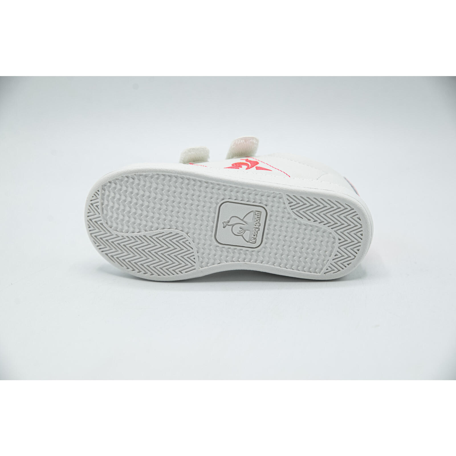 Baskets Le Coq Sportif Courtclassic Baby Girl Fluo, Blanc, Enfants 5/5