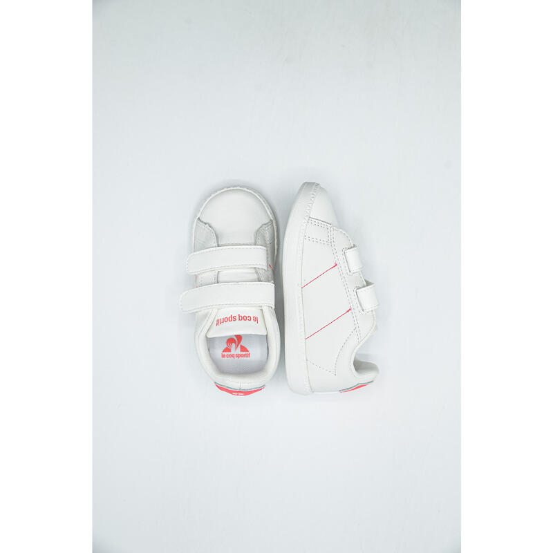 Pantofi sport copii Le Coq Sportif Courtclassic Baby Girl, Alb