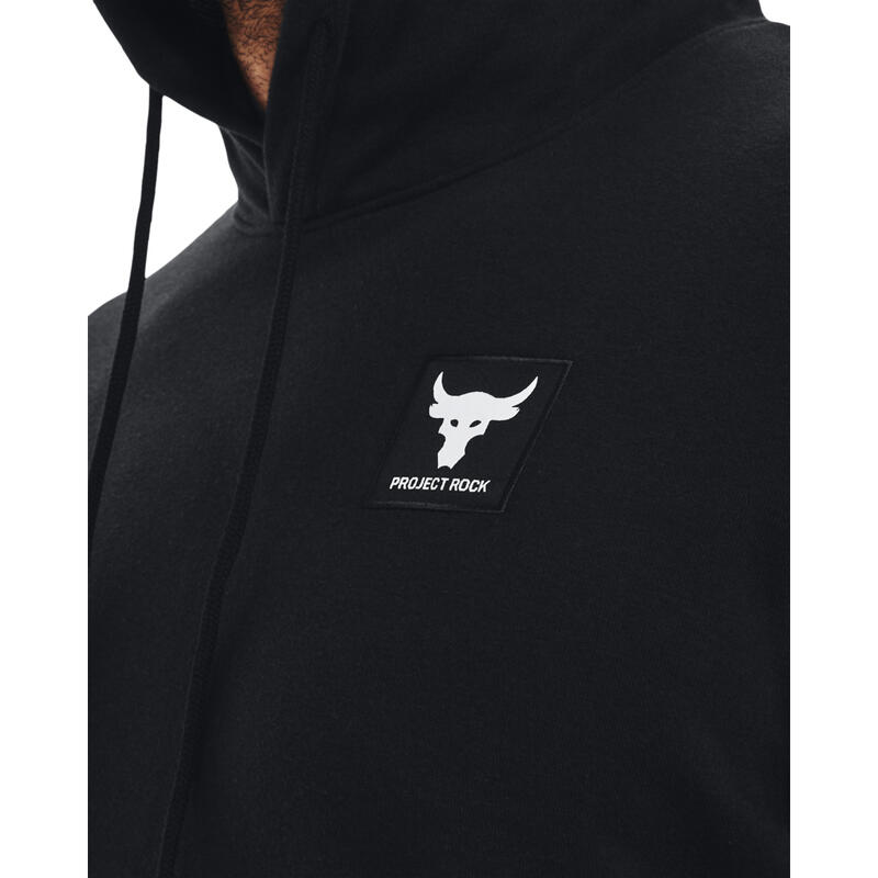 Sudadera Under Armour Project Rock Terry, Negro, Hombre