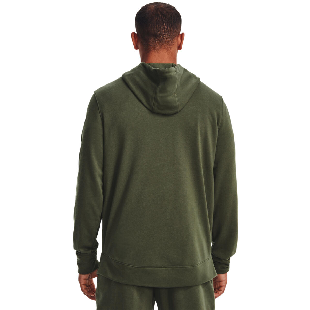 Haube Under Armour Rival Terry LC FZ, Grün, Herren 2/5