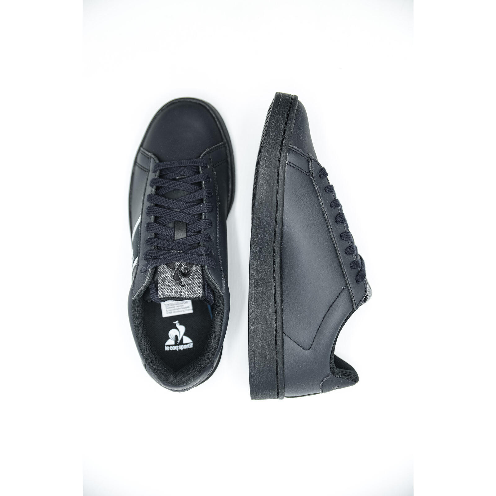 Baskets Le Coq Sportif Classic Soft Denim, Noir, Unisexe 2/7