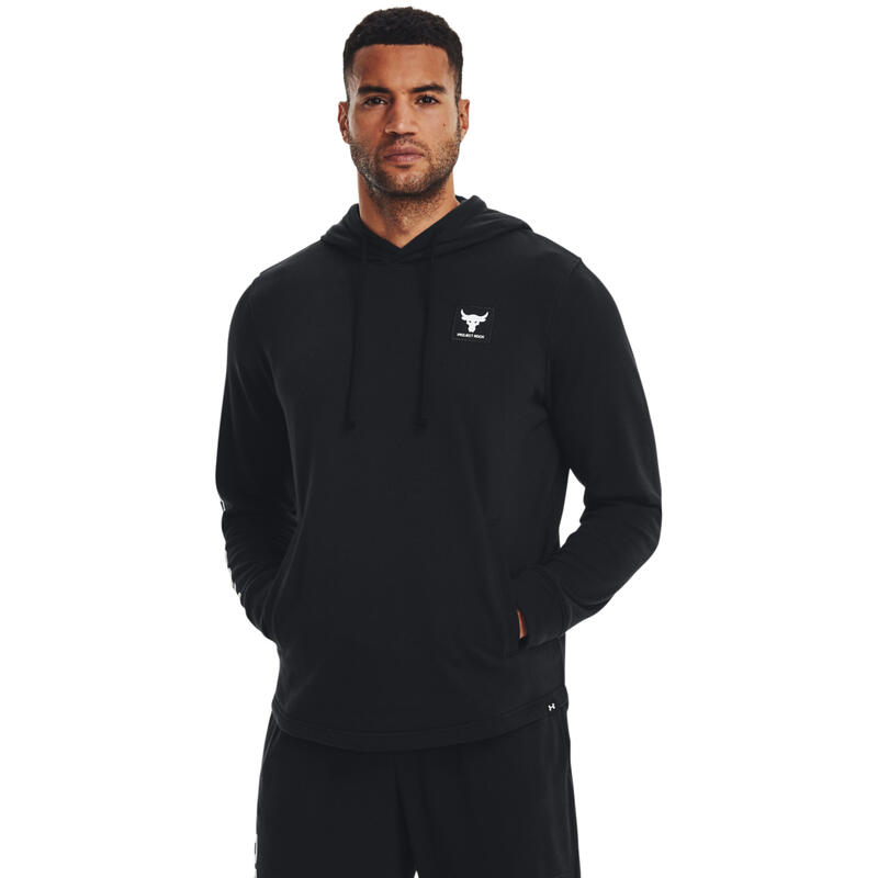 Hanorac barbati Under Armour Project Rock Terry, Negru