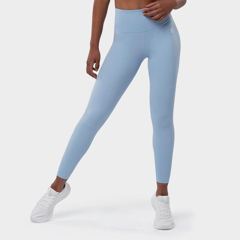 Leggings de treino de cintura média Fitness Mulher Shine SIROKO Azul-celeste