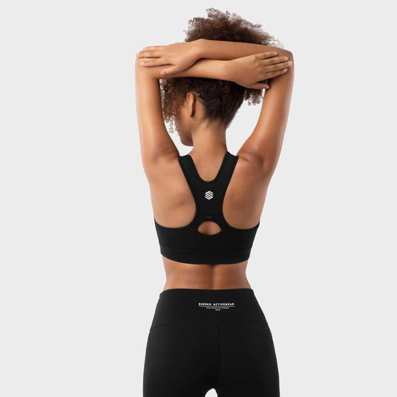 Brassière sport Fitness Femme Fuel Noir