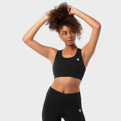 Damen Fitness Sport-BH - Starker Halt Cardio Black SIROKO Schwarz