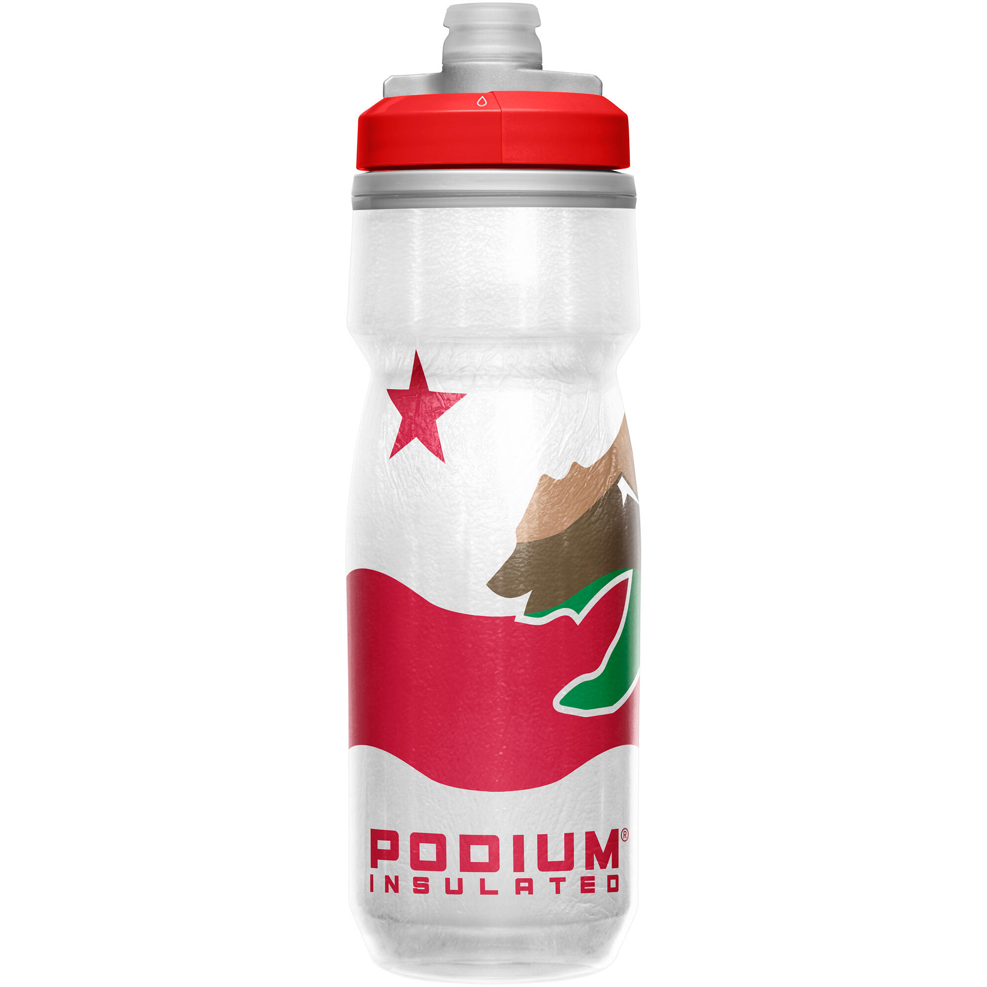 Bidon rowerowy izolowany CamelBak Podium Chill 620ml Edycja Limitowana 3/4