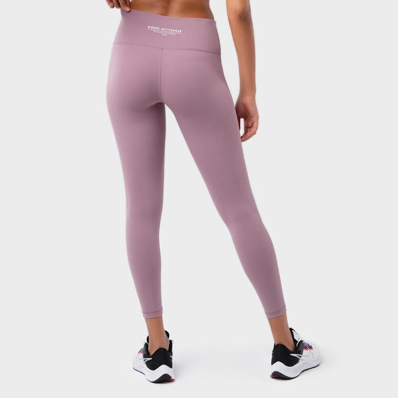 Leggings de treino de cintura média Fitness Mulher Luxe SIROKO Malva