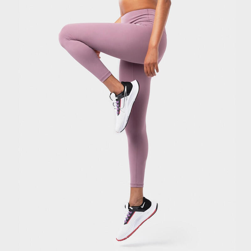 Damen Fitness Trainingsleggings mit mittelhohem Bund Luxe SIROKO Mauve