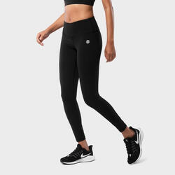 Dames Fitness Sportlegging met middelhoge taille Five Stars SIROKO Zwart