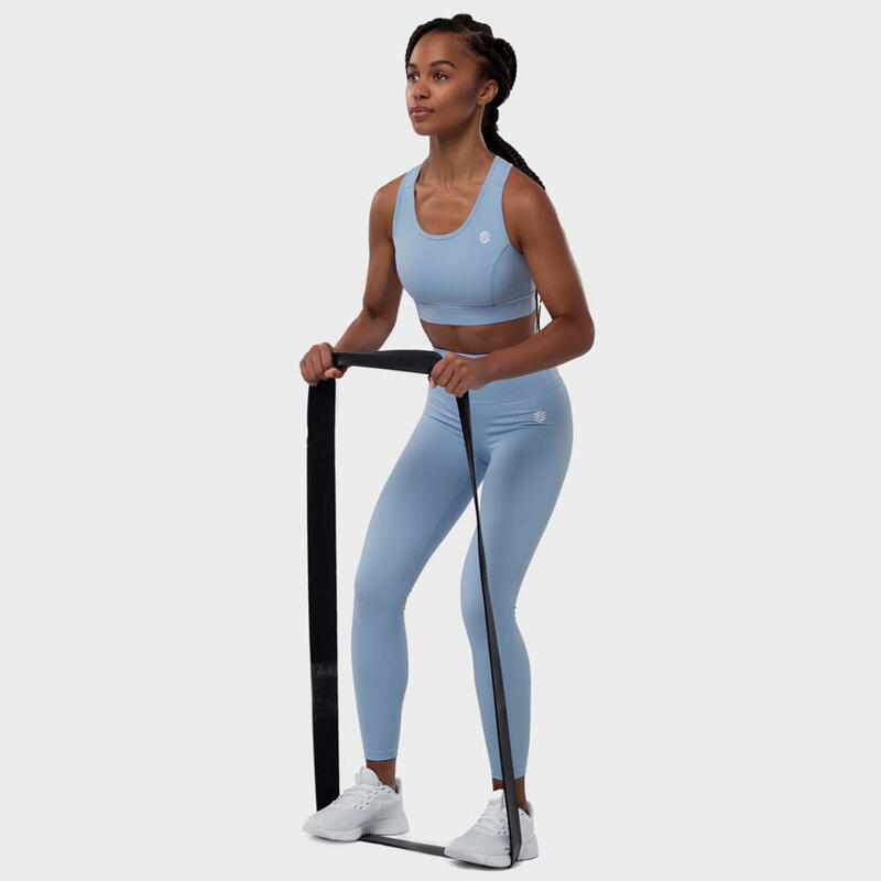 Soutien de desporto Fitness Mulher Rain SIROKO Azul-celeste