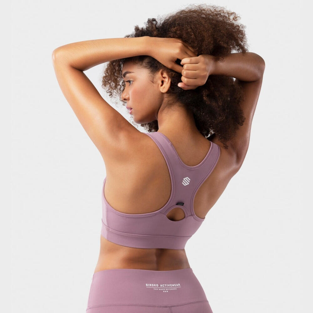 Women's Comfort Plus Mauve sports bra