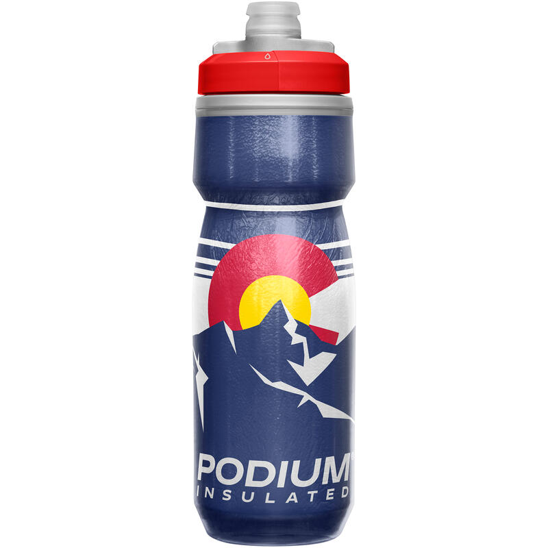 Bidon rowerowy izolowany CamelBak Podium Chill 620ml Edycja Limitowana