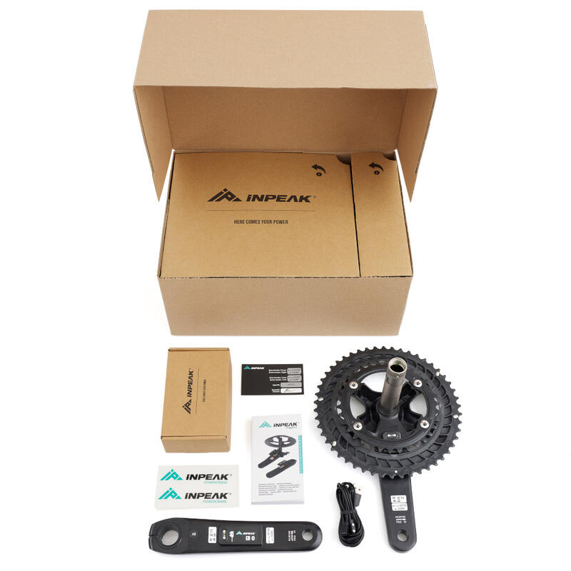 Misuratore di potenza bifacciale INPEAK TWIN2| SHIMANO 105 FC-R7100 50-34T