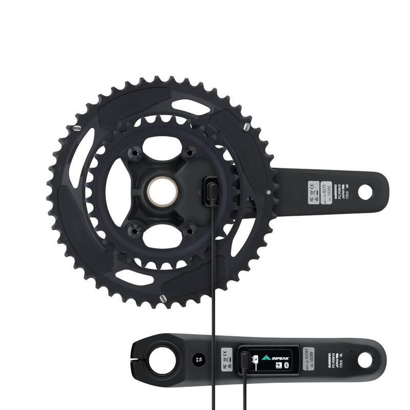 INPEAK TWIN2 POWERMETER SHIMANO GRX FCRX8102 4831 T INPEAK DECATHLON