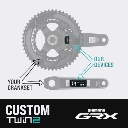 INPEAK CUSTOM le montage d’un compteur de puissance double face – SHIMANO GRX