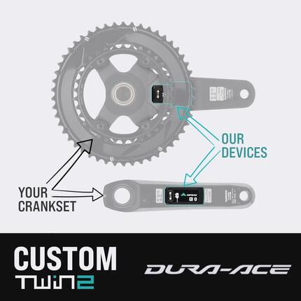 INPEAK CUSTOM le montage d’un compteur de puissance double face – SHIMANO DURA A
