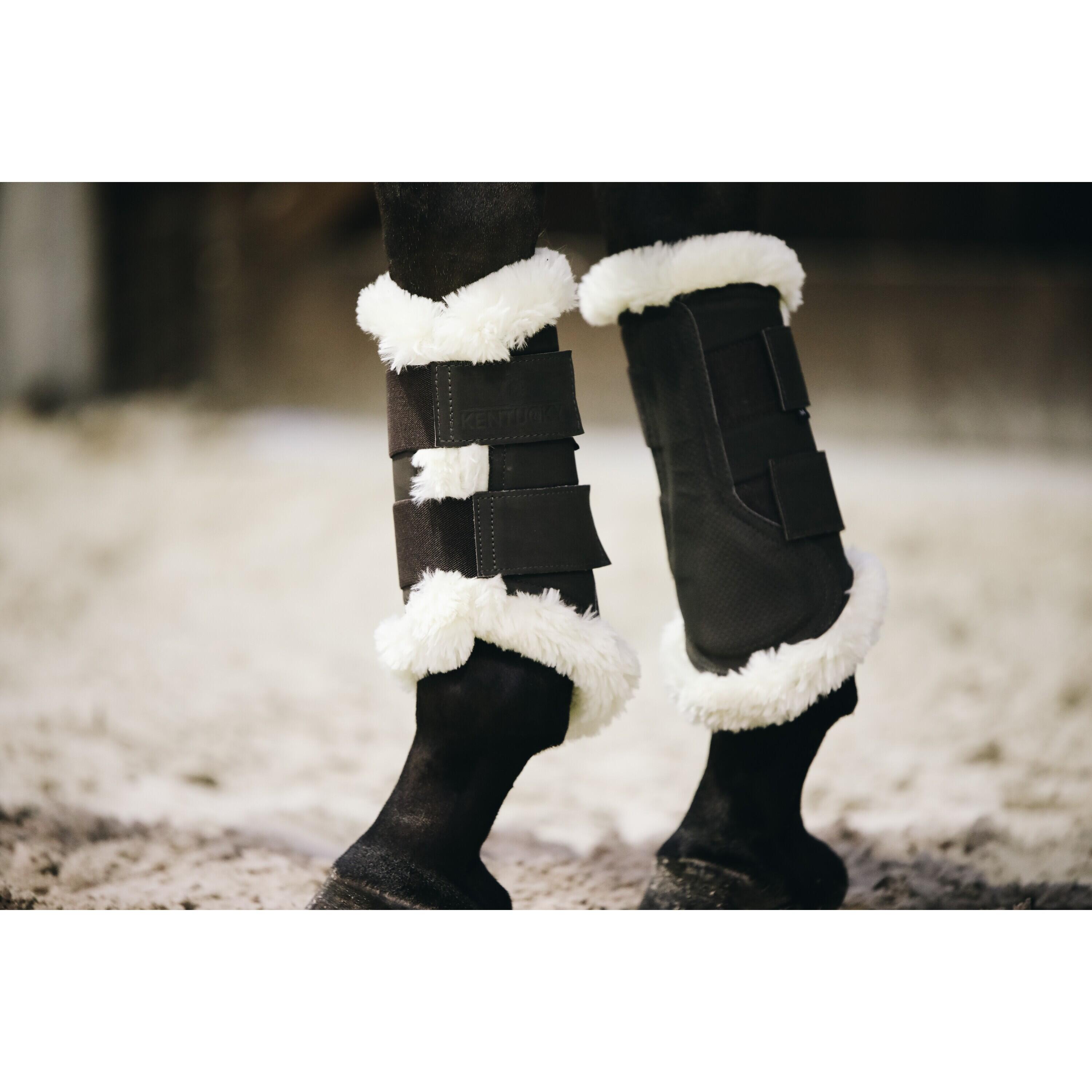 Sheepskin horse gaiters Kentucky 'Air' 2/2