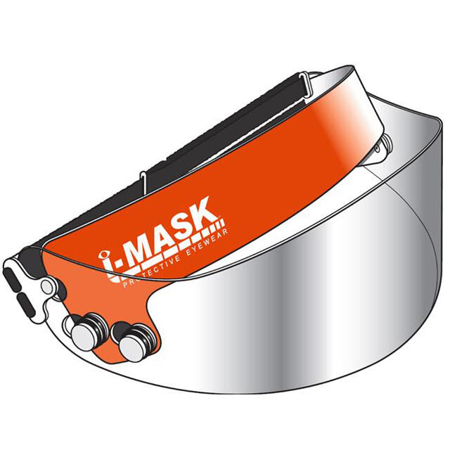 i-MASK Squash Protective Eyewear Unisex Comfort Protective Eyewear- Black