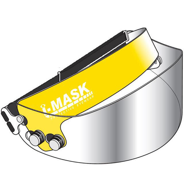 i-MASK壁球防護眼鏡中性舒適防護眼鏡 - 黃色
