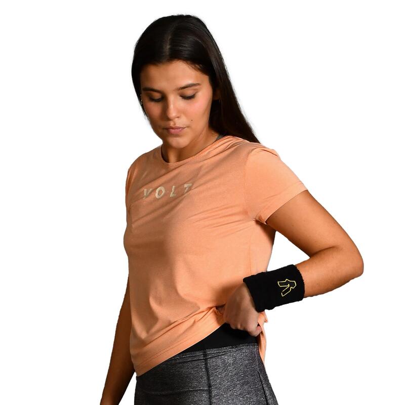 Camiseta Performance de Mujer Volt Naranja