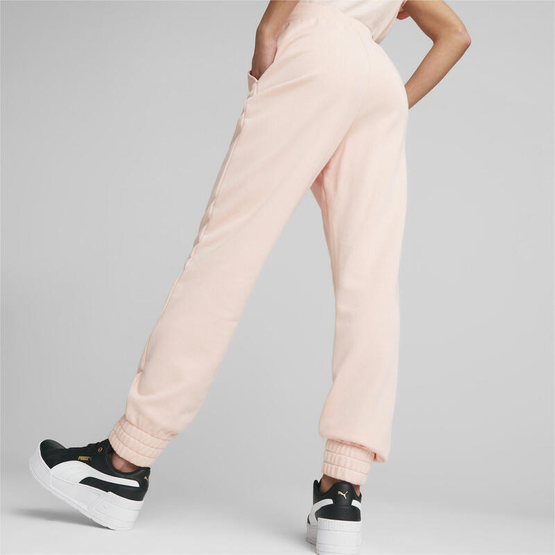 Pantaloni Essentials+ ricamati da donna PUMA Rose Dust Pink
