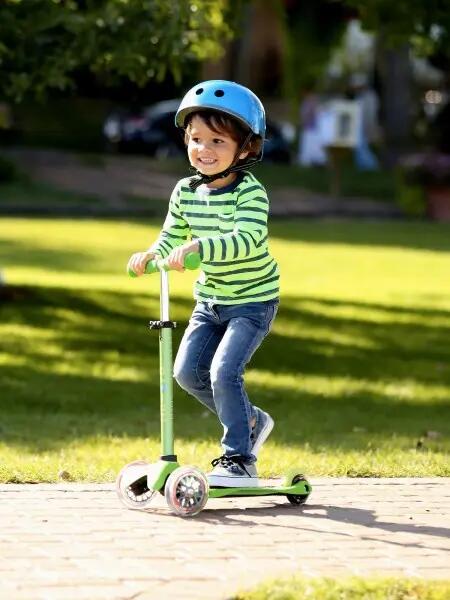 Trottinette 3 roues enfant – Mini Micro Deluxe Vert 6/7