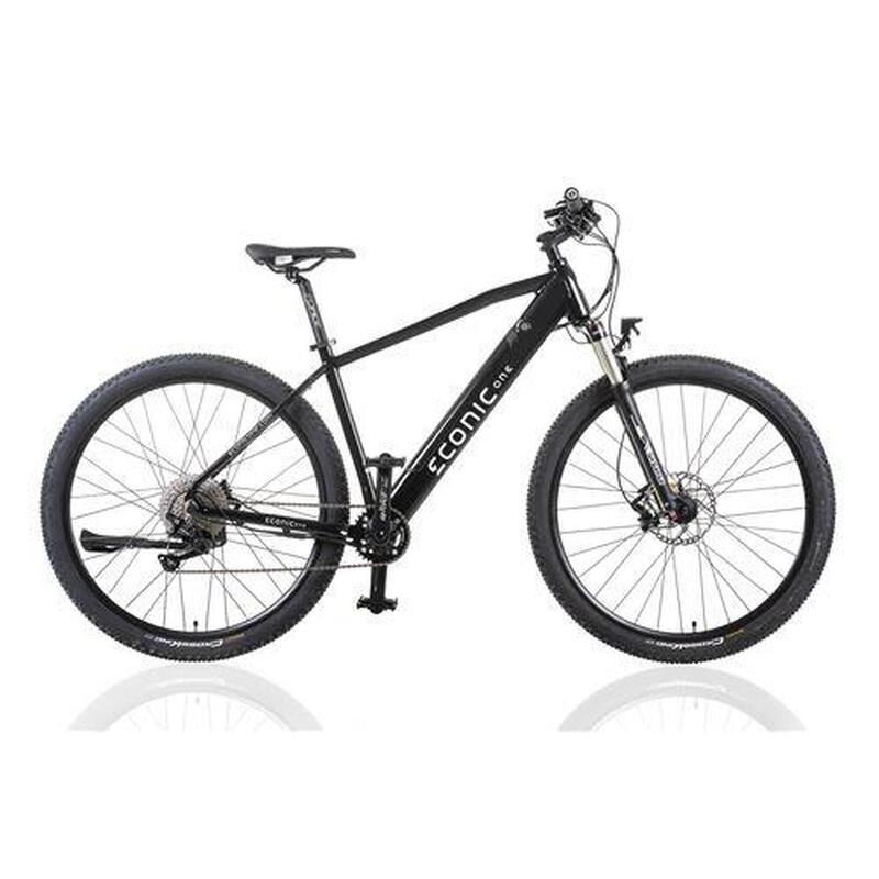 Bicicleta de montanha eléctrica ECONIC ONE Cross Country Preto