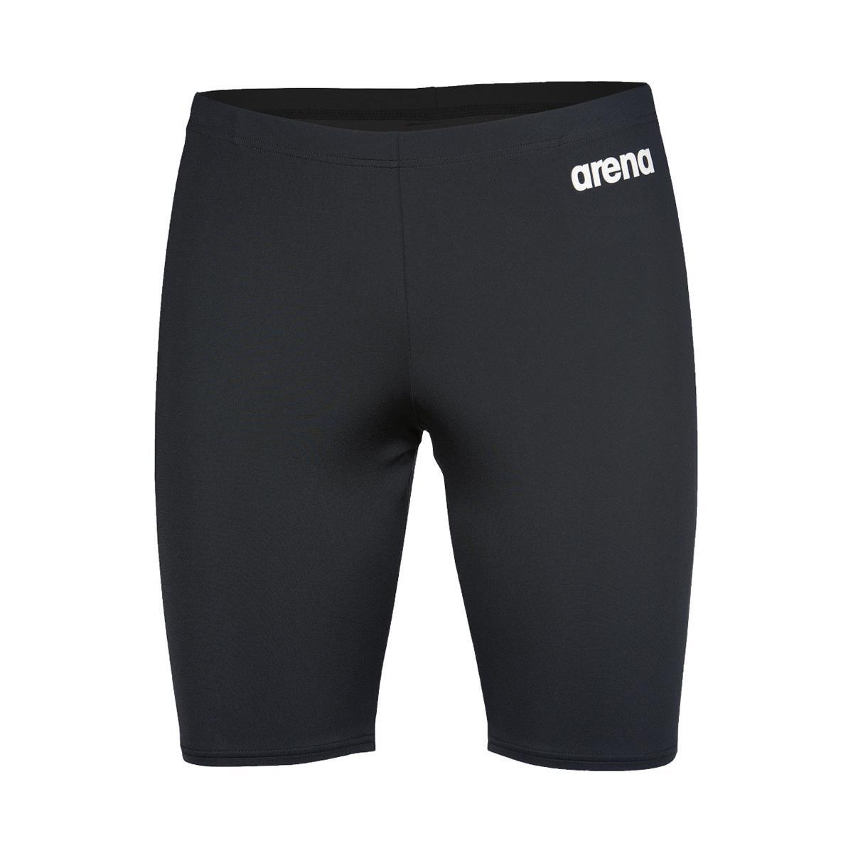 Arena Team Solid Swim Jammer - Black/White 6/7