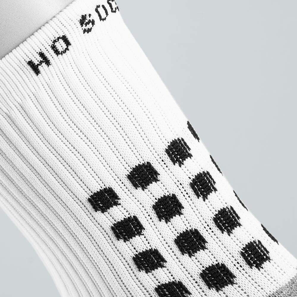Rutschfeste weisse Sport-Socken verstärkt 7/7