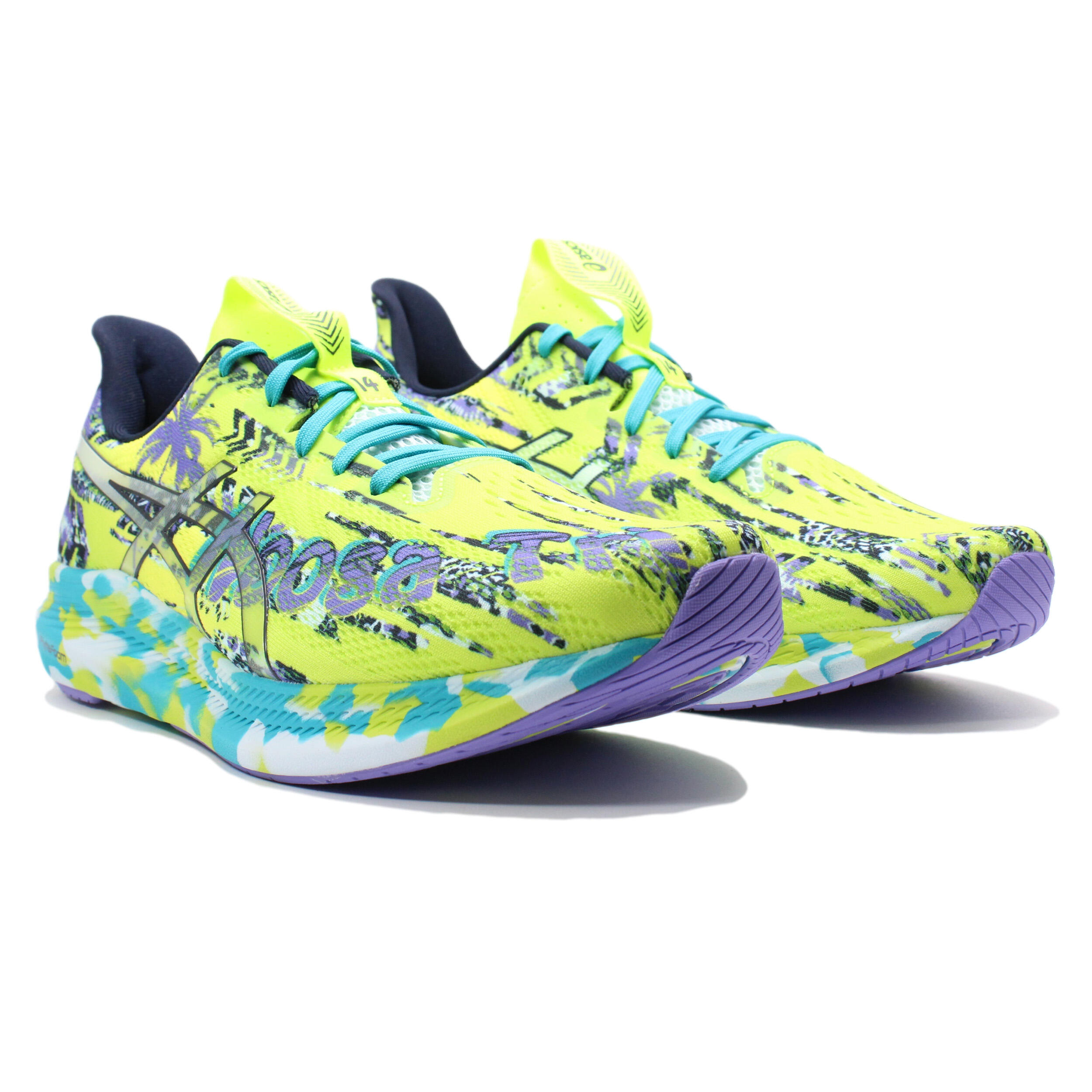 Asics verdes 2025 y amarillas