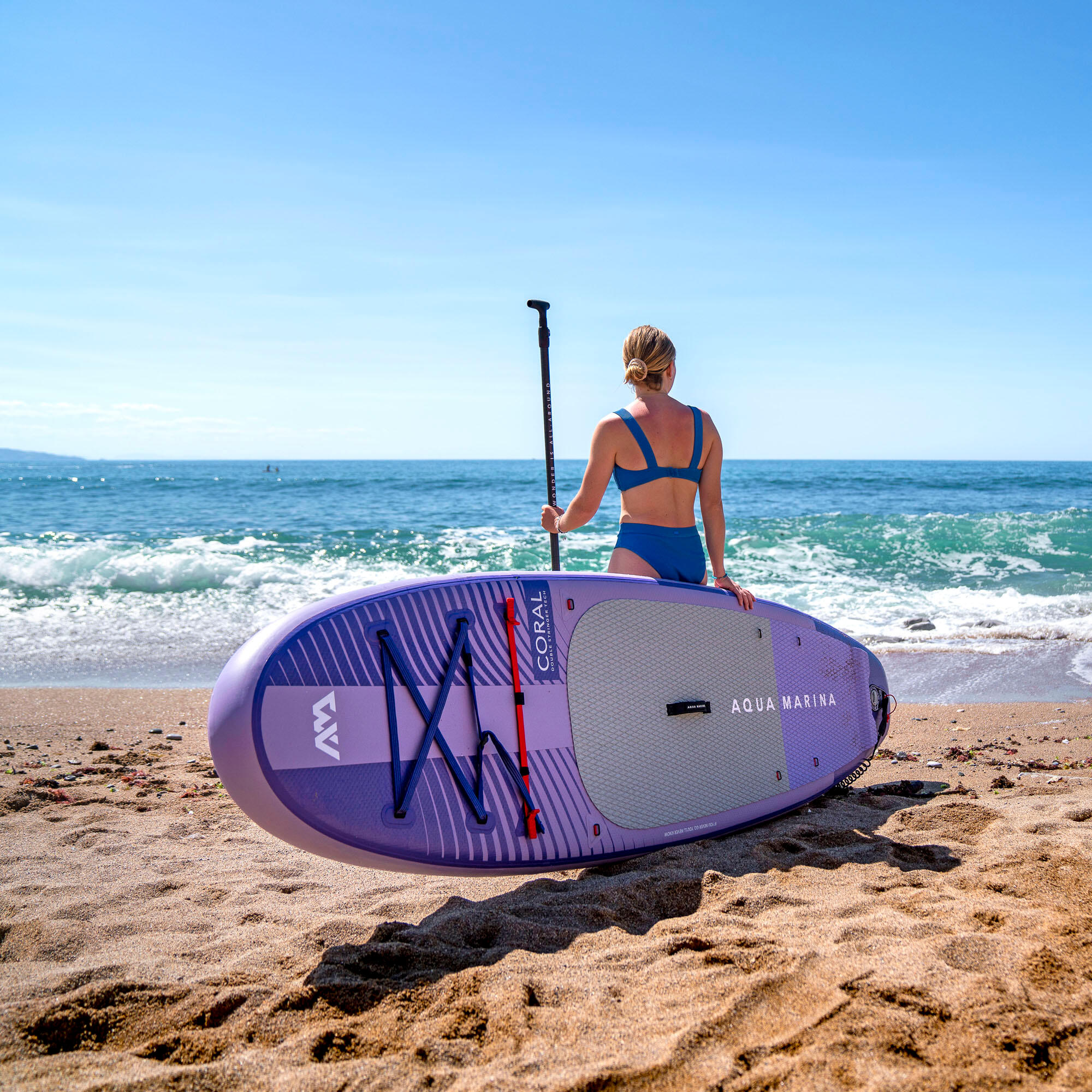 Aqua Marina CORAL 10ft2 / 310cm - All Round PLUS - Paddle Board - Purple 7/8