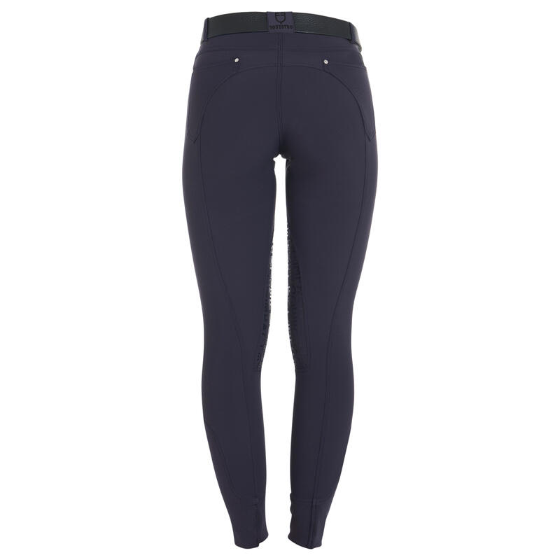 pantalon d'équitation  femme en tissu technique avec grip genou