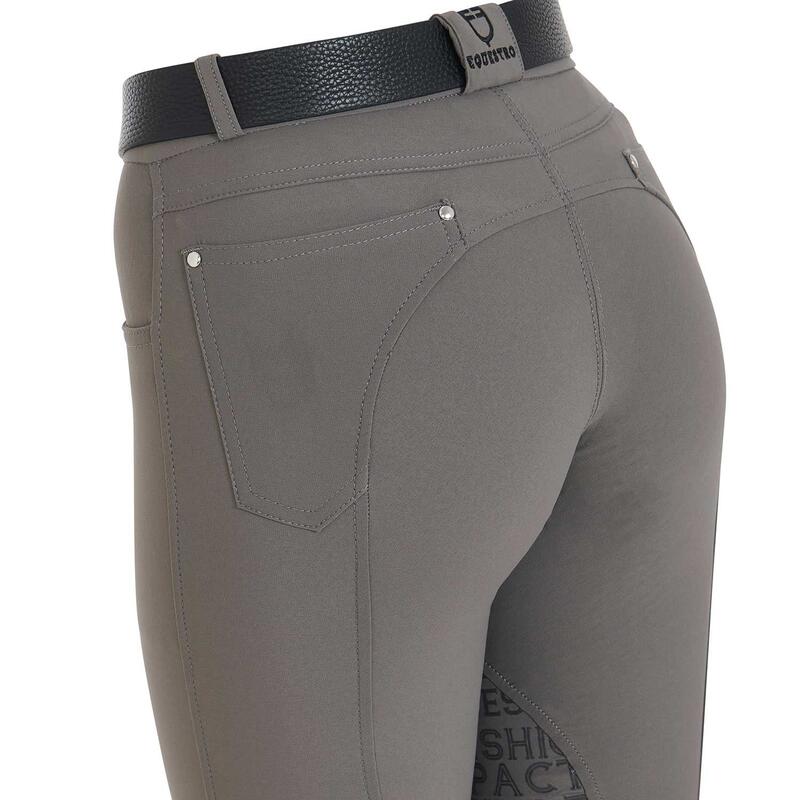 pantalon d'équitation  femme en tissu technique avec grip genou